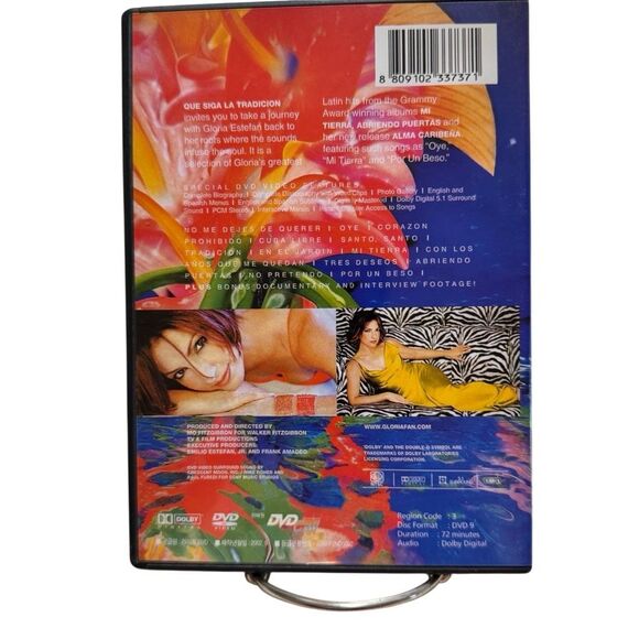 Gloria Estefan: Que Siga la Tradicion ( 2002, DVD, Korean Import) - Picture 2 of 4